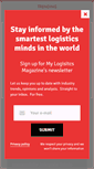 Mobile Screenshot of mylogisticsmagazine.com
